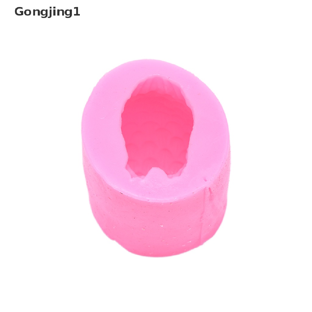 Gongjing1 Cetakan Sabun / Lilin / Clay Resin Bentuk Burung Hantu 3D Bahan Silikon Untuk Dekorasi Kue