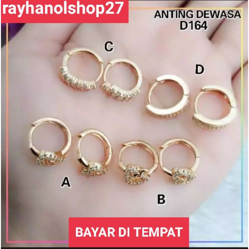 ANTING XUPING JEPIT FHASION WANITA LAPIS EMAS