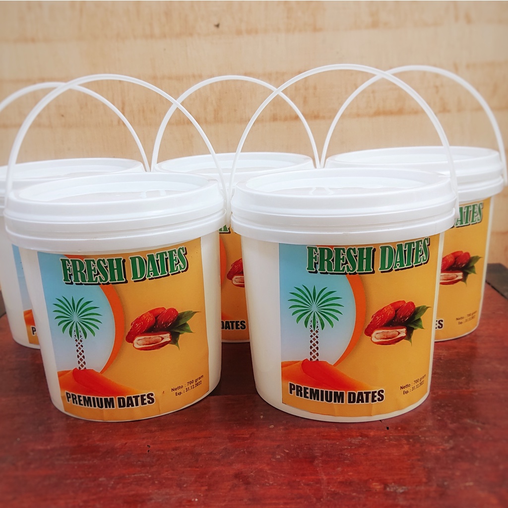 KURMA AJWA EMBER/ BUCKET FRESH DATES / KURMA KEMASAN EMBER FRESH DATES