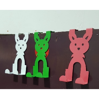 Gantungan Barang di Pintu Sekat Tanpa Paku MOTIF RABBIT Gantungan Barang di Pintu Sekat Tanpa Paku MOTIF RABBIT