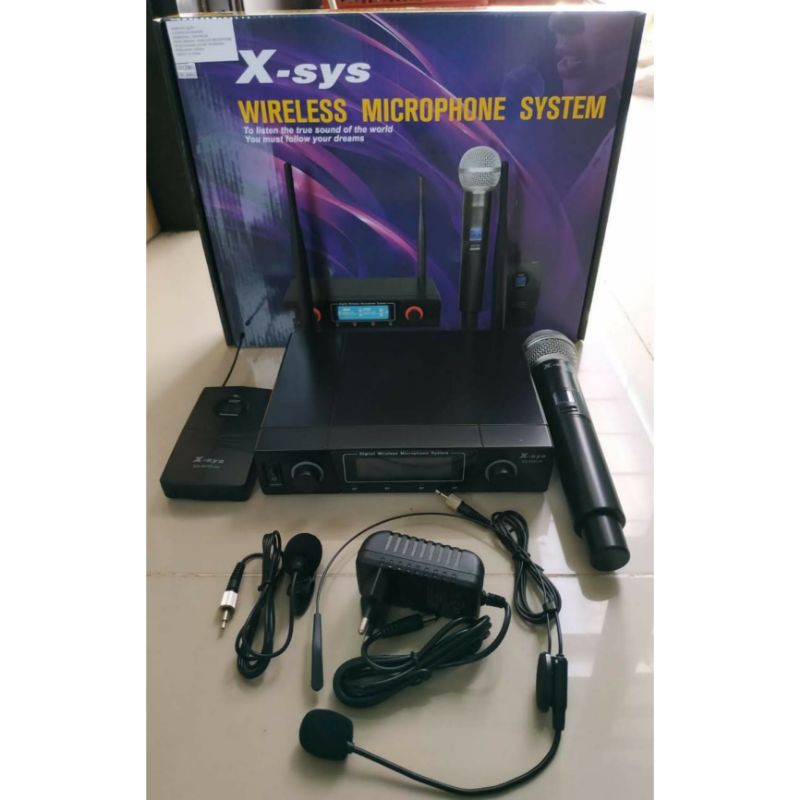 MICROPHONE WIRELESS X SYS SQ 823 PJH ORIGINAL
