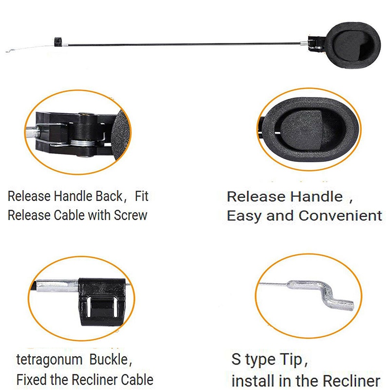 Tuas Handle Dengan Kabel Untuk reclining / sofa