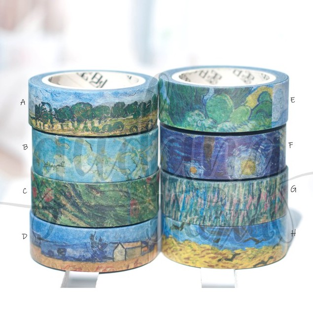 Masking Tape Motif Oil Painting Van Goah Selotip Lucu Isolasi GH 314001