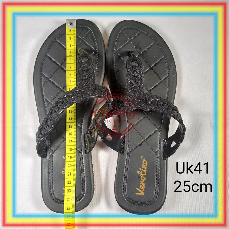 8325-16 Sandal Jepit Kepang Wanita Verotino Sendal Cewek Birken Kerut Jelly Karet Lentur