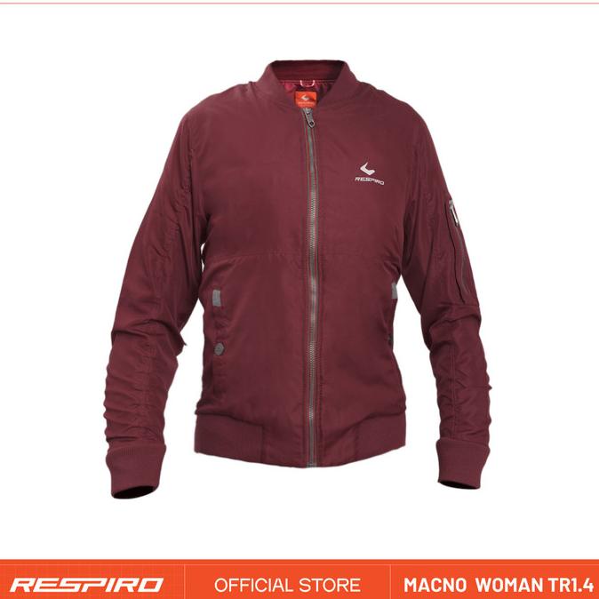Respiro Macno Woman | Jaket Motor Wanita Bomber Windproof