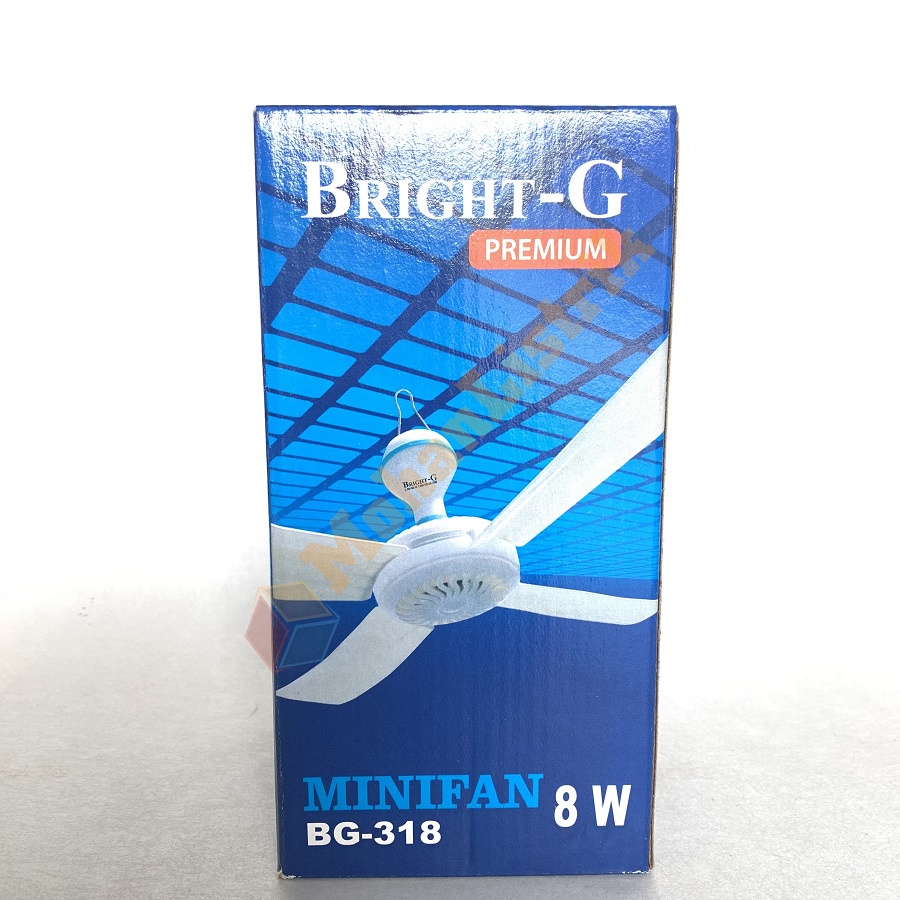 KIPAS ANGIN GANTUNG CEILING FAN MINI FAN BRIGHT-G BG-318 8 WATT