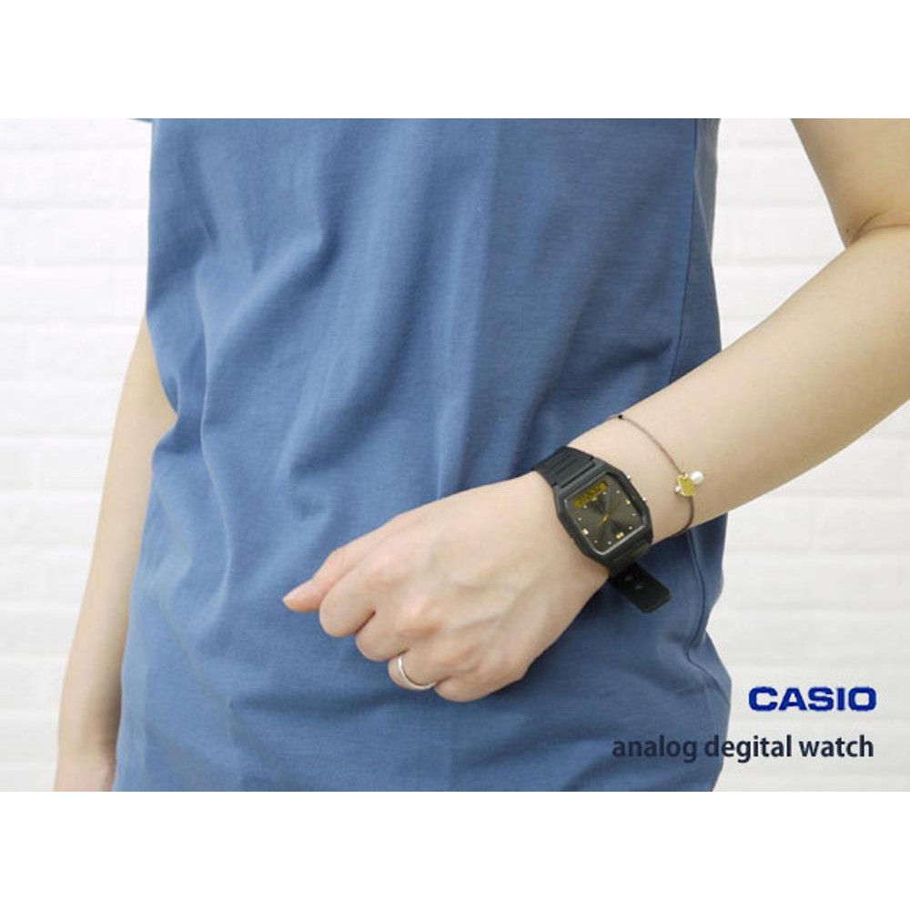 Casio Original AW-48HE / AW48HE - Wanita - Analog - Dual Time - Karet