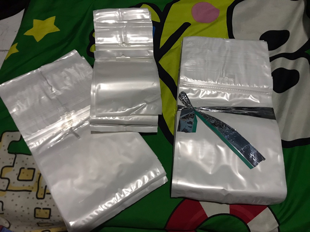 Plastik Klip Plastik Ziplock 10x18 Cm Putih Susu Isi 100 Pcs