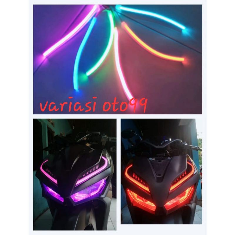 LAMPU ALIS MOTOR DRL FLEXIBLE 30CM LAMPU MOTOR [HARGA 1PCS ]