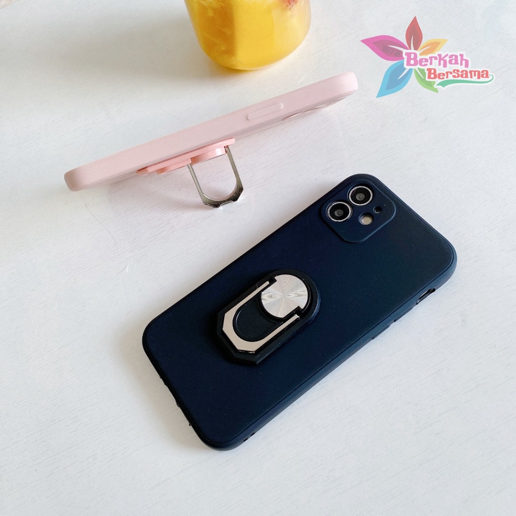 SOFTCASE MACARON RINGSTAND OPPO A15 A16 A15S A3S A1K A5S A7 A12 A11K A8 A31 BB6216