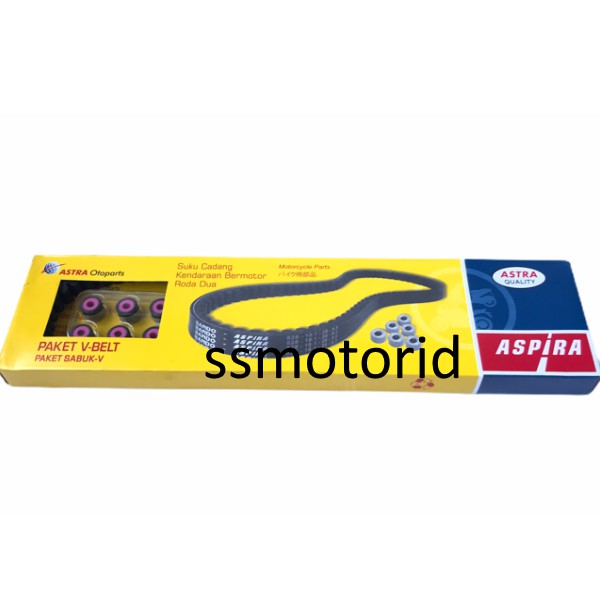 Van belt vbelt v-belt vanbelt set Timing Belt Yamaha Mio / Mio Soul / Fino / Nuovo Original Astra