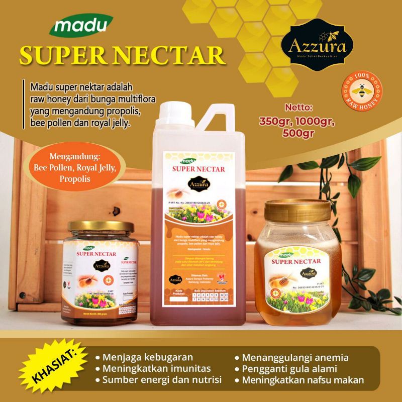 

Madu Azzura Super Nectar Pengganti Gula Alami Untuk Kesehatan Tubuh