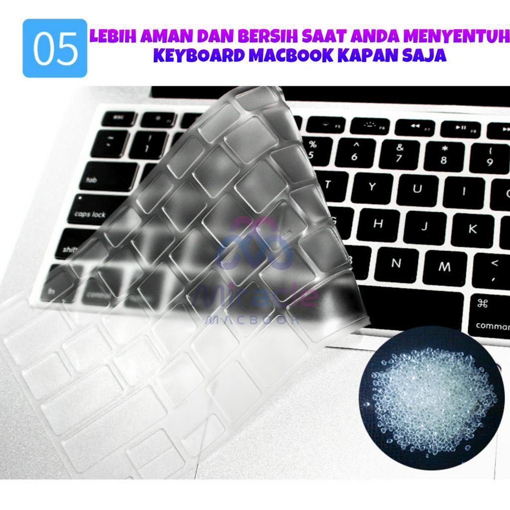 KEYBOARD PROTECTOR COVER BAHAN SILICONE MACBOOK NEW AIR PRO 13 14 15 16 M1 2020 2021