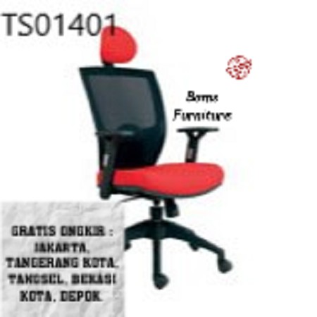 kursi kantor kursi jaring kursi direktur merek chairman tipe TS 01401 dijamin asli by bmas furniture