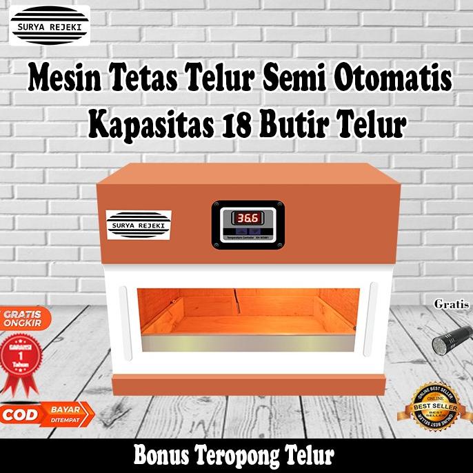 [[BISA COD]] mesin tetas telur semi otomatis kapasitas 9 butir telur ORIGINAL