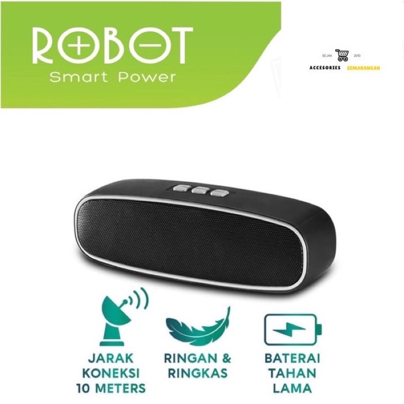 SPEAKER ROBOT BLUETOOTH 5.0 RB550 TIMER/RB430 Hifi/RB420 10wat/RB210/RB100 Dots Portable Bass