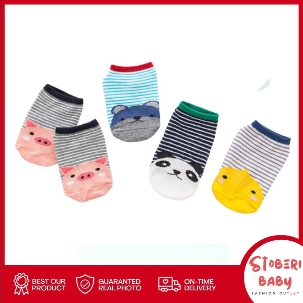 stoberi baby - NICE PETS KAOS KAKI BAYI ANTI SLIP MOTIF LUCU