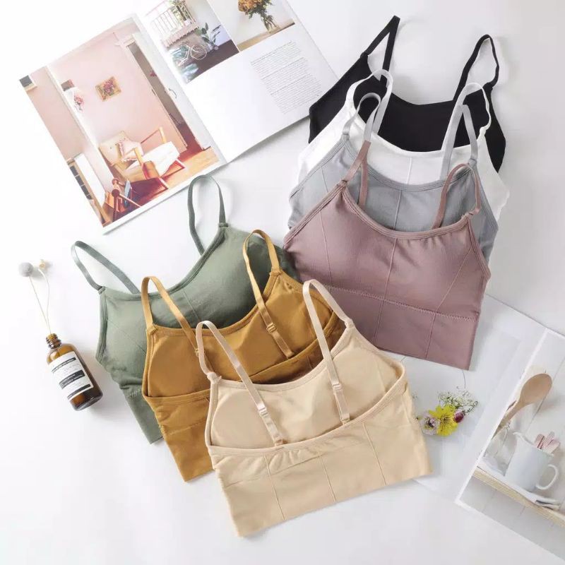Sporty Korean Crop Tank Top Bra Sport BN56-2