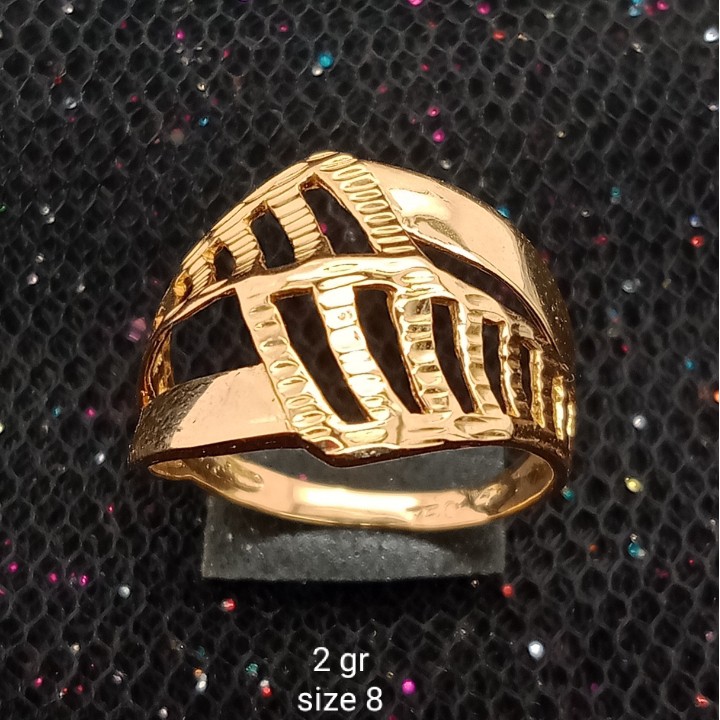 Cincin Emas 17K - 2 gr Kadar 750 - 590