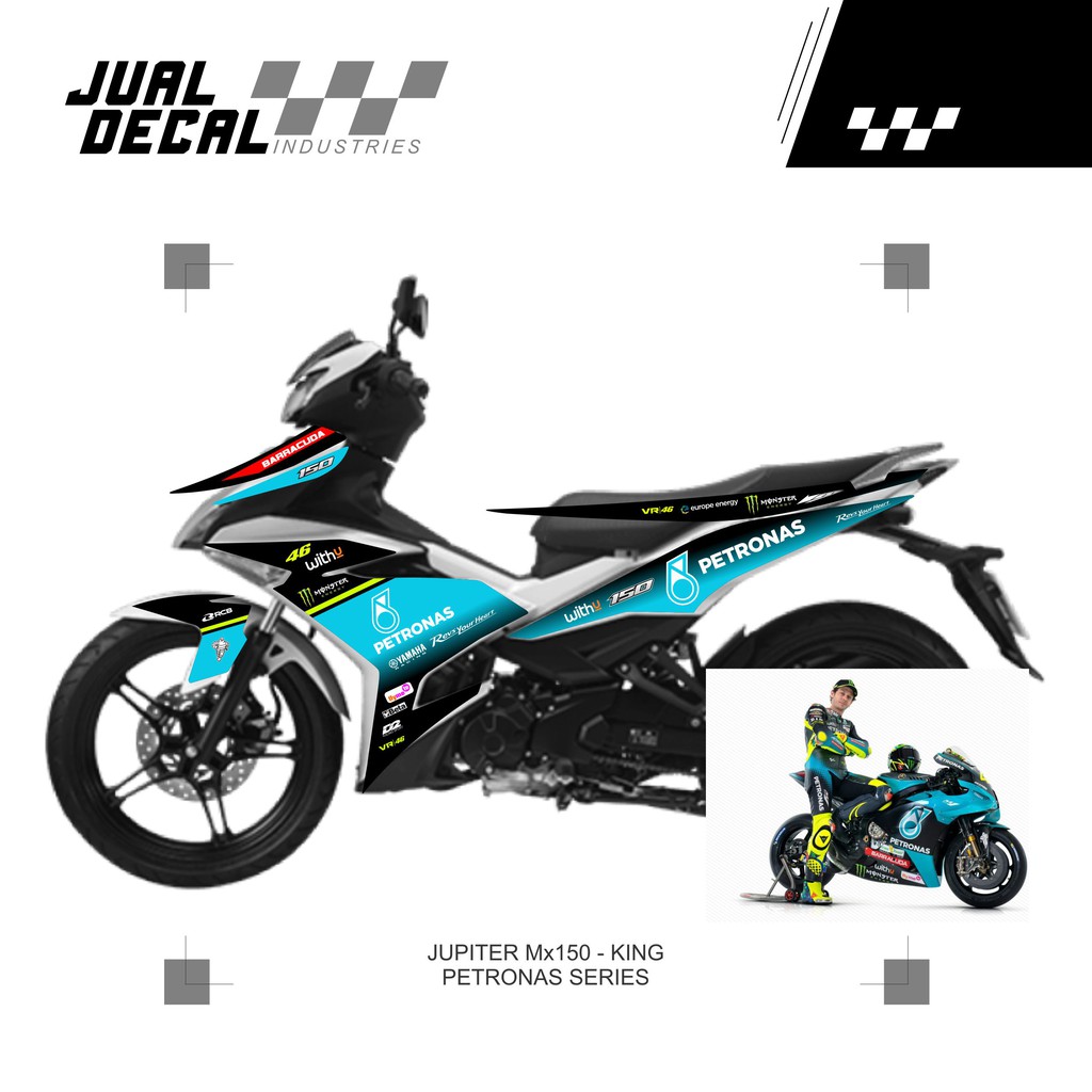 Striping Jupiter Mx King 150 | EXCITER 150 | Sticker MX KING New | PETRONAS MotoGP