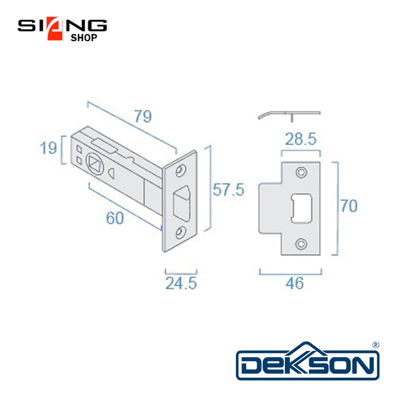 DEKSON / DEKKSON Latch for Shaft LFS 001P 60 MM SSS