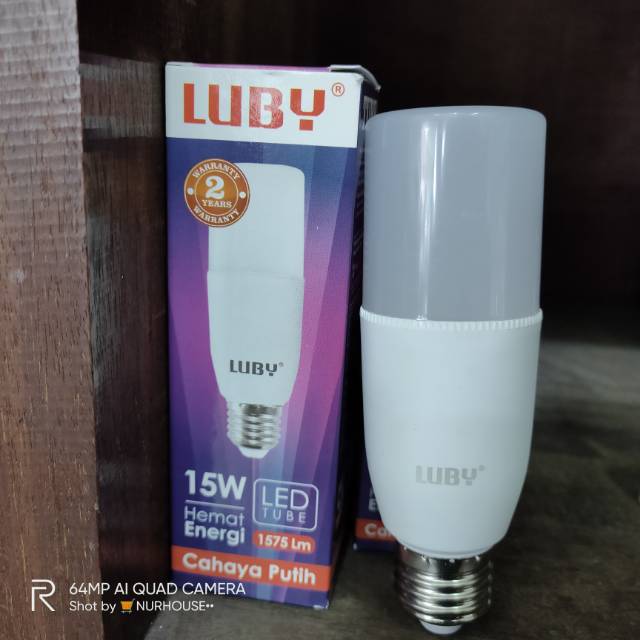 luby led tabung 15 watt bohlam luby stick led tube 15 watt garansi 2 tahun