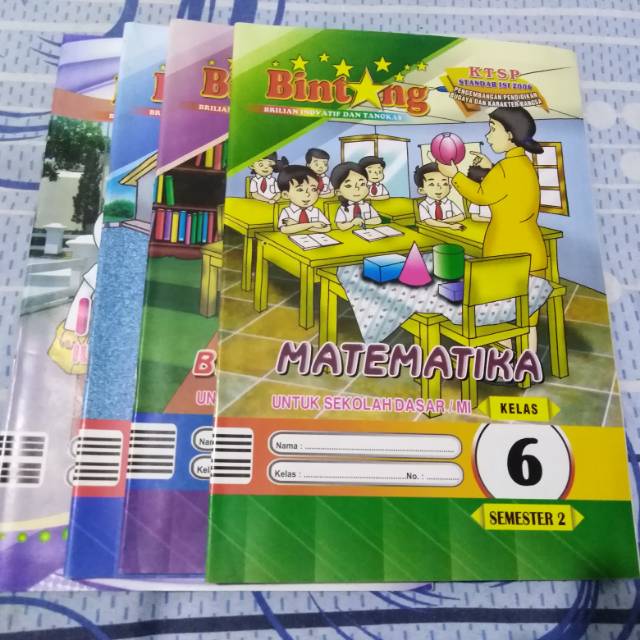 Buku Lks Matematika Bahasa Indonesia Ips Pkn Sd Mi Kelas Vi 6 Semester 2 Empat Buku Shopee Indonesia