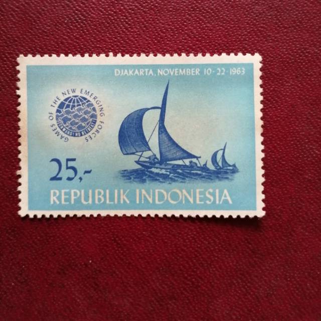 

Perangko seri GANEFO (Games of The New Emerging Forces) di Jakarta Rp 25,-