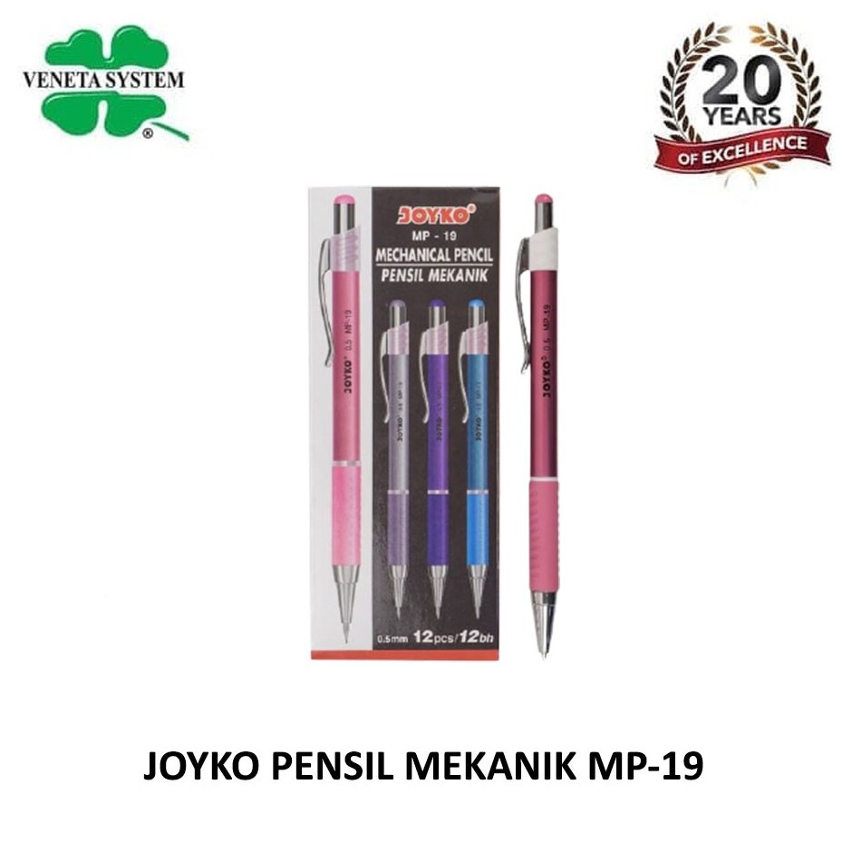 Pensil Mekanik Joyko MP19 Mechanical Pencil Refill isi Pensil Mekanik / Pensil Alat Tulis Sekolah