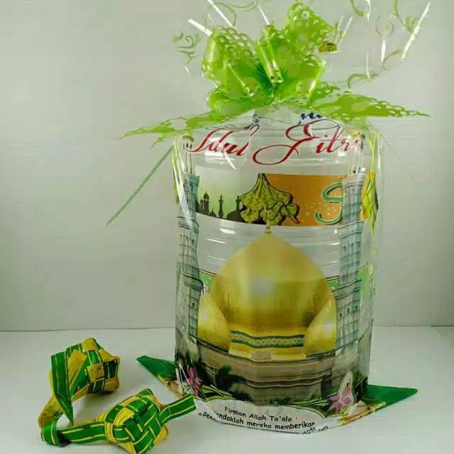 

Plastik Lebaran Parcel Hampers Kantong Kue Kering Lebaran Tema Idul Fitri