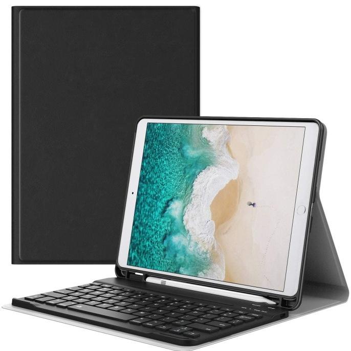Keyboard ipad 6/ipad air 2 flip case bluetooth book cover wireless