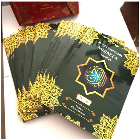 AL QURAN MUJAZZA PER JUZ A4 BESAR TERLARIS BOX DAN KALEP