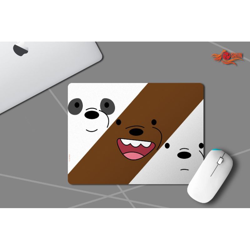 

MOUSEPAD 23X31 CM TEMA ANIMASI KELUARGA WE BARE BEAR TIPE 03
