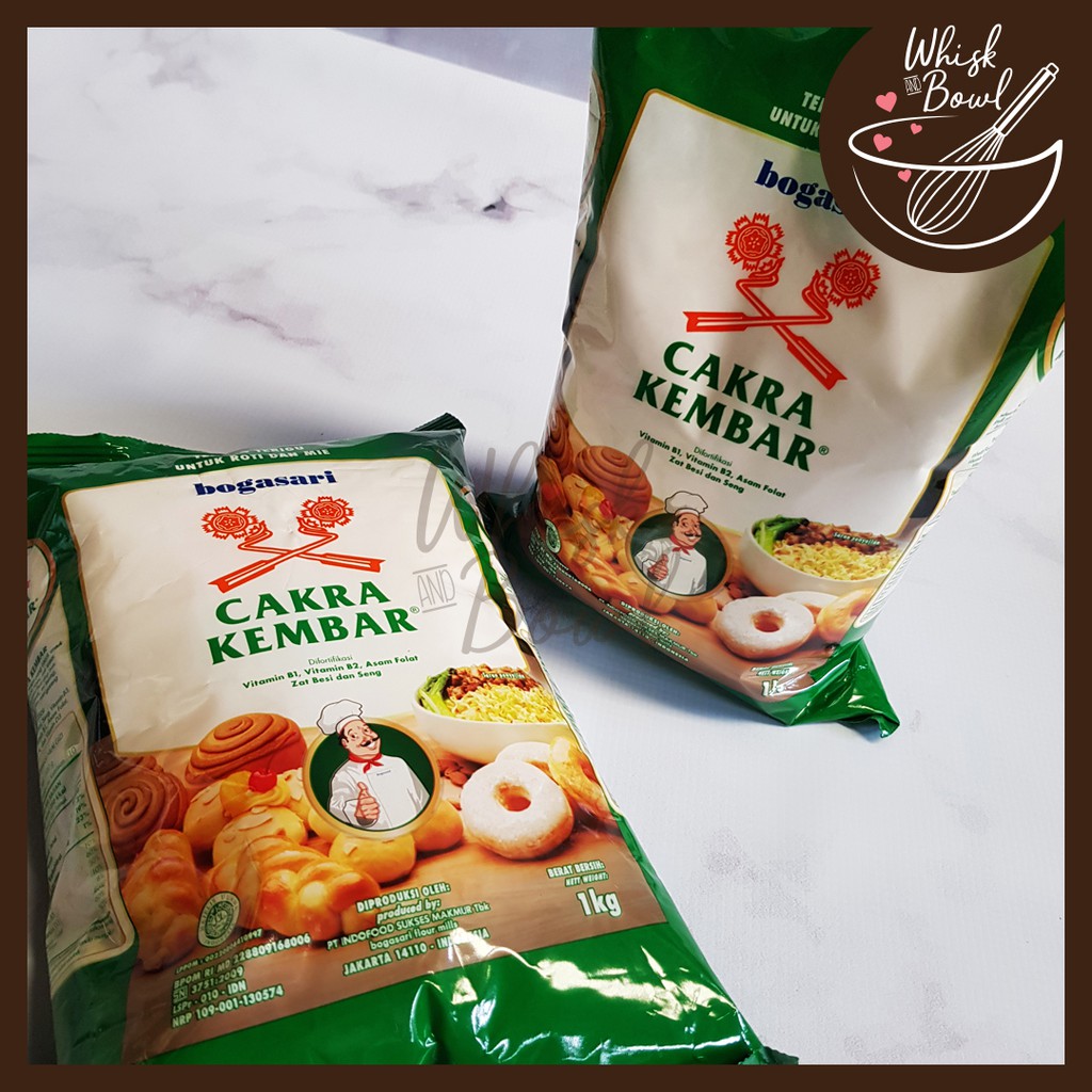 

Bogasari Tepung Cakra Kembar 1kg