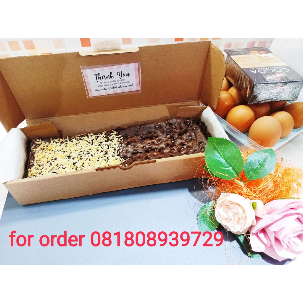 

brownis panggang fudgy PREMIUM ISI 29 x 10 (FULL BUTTER)