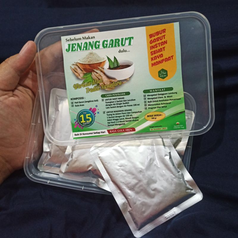 jenang garut instan / bubur garut  / jenang jengkirut / jenang irut / jenang larut / jenang arut / jenang instan / jenang garut aren / mpasi / bubur instan / obat asam lambung / diet sehat / obat maag / obat herbal / obat lambung / jenang