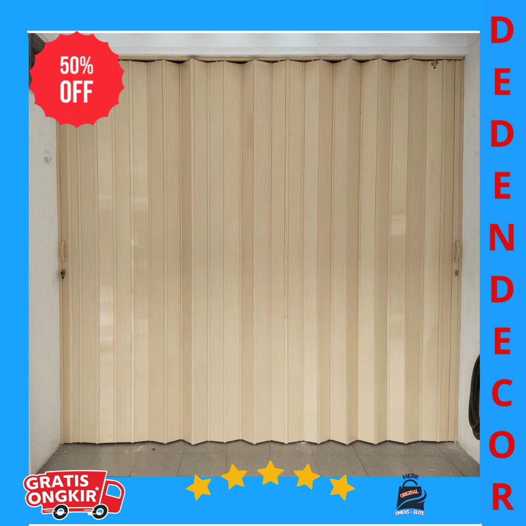 Pintu partisi ruangan terbaru-folding door bahan pvc