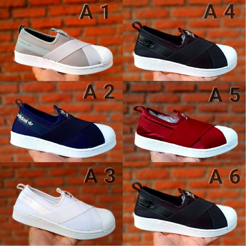 Sepatu Adidas Superstar Slipon Wanita Grade Ori Quality Vietnam Termurah & Terlaris