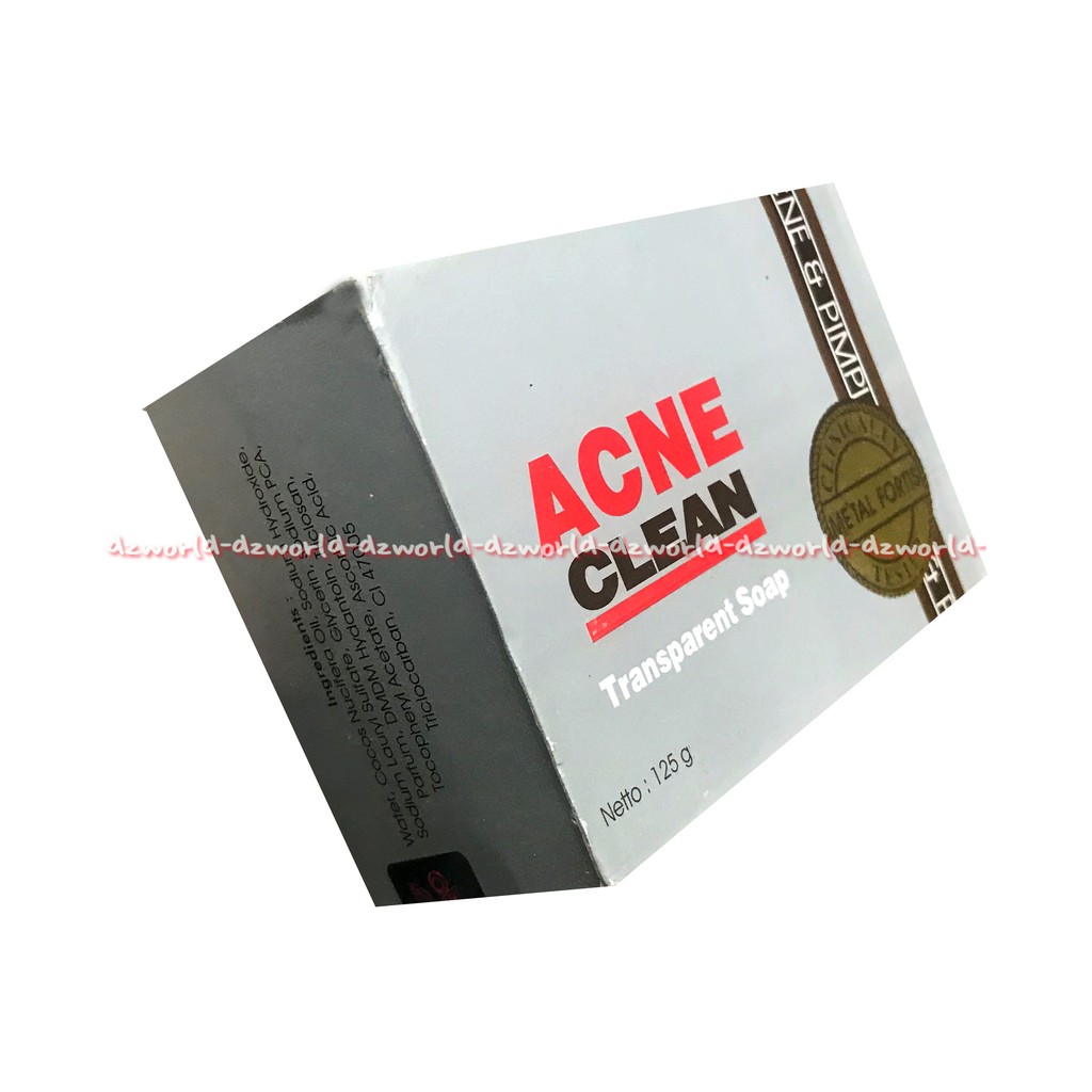 Acne Clean Transaparent Soap 125gr Sabun membersihkan kulit berjerawat