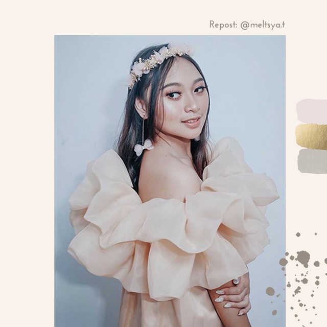 𝙏𝙪𝙩𝙪𝙡𝙡𝙚 RUFFLE MAKEUP BASIC WARM NUDE SET