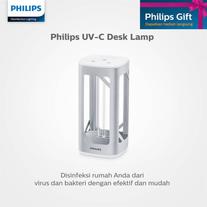 pff29 Philips UVC Desk Lamp (Silver)