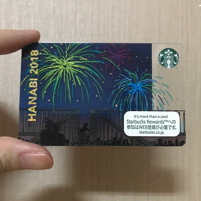 Starbucks Card Japan Hanabi 2018