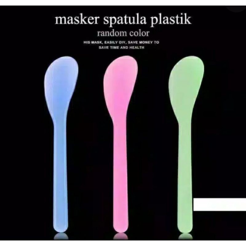 SENDOK PLASTIK SPATULA MASKER