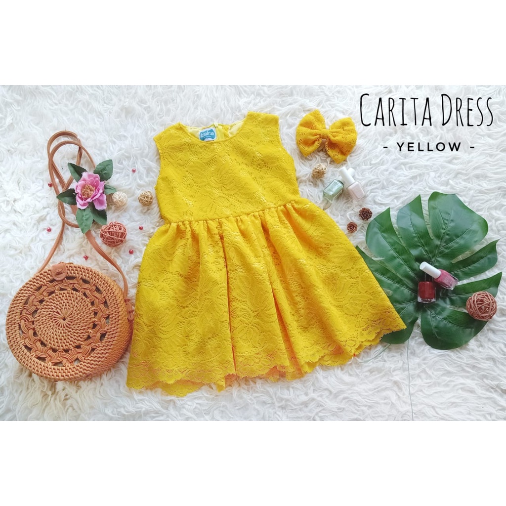 Dress Carita Anak Unik/Gaun Pesta Anak/Dress Anak