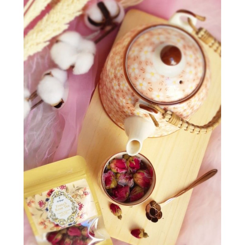 

FRENCH ROSE TEA - [PREMIUM] / TEH BUNGA MAWAR KUNTUM (100gr)