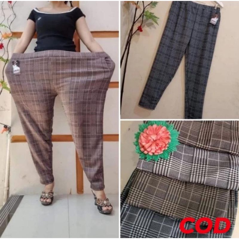 CELANA ZARA JUMBO/CELANA ZARA MOTIF KOTAK/CELANA ZARA WANITA/CELANA BIG SIZE