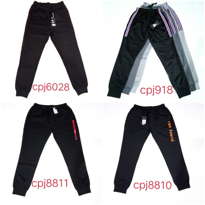 celana jogger pria branded import original