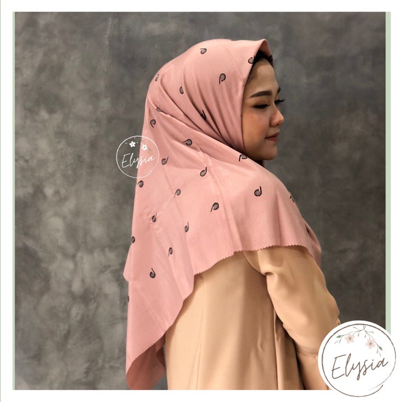 Kerudung Denay Aksara Laser Cut New Color