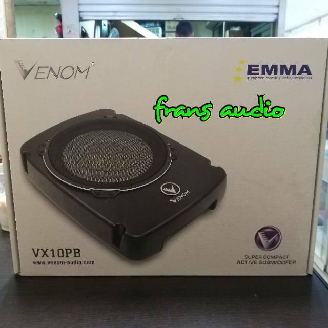 Subwoofer aktif Venom VX10PB slim VX 10PB subwofer kolong VX 10 PB subwoofer 10inci