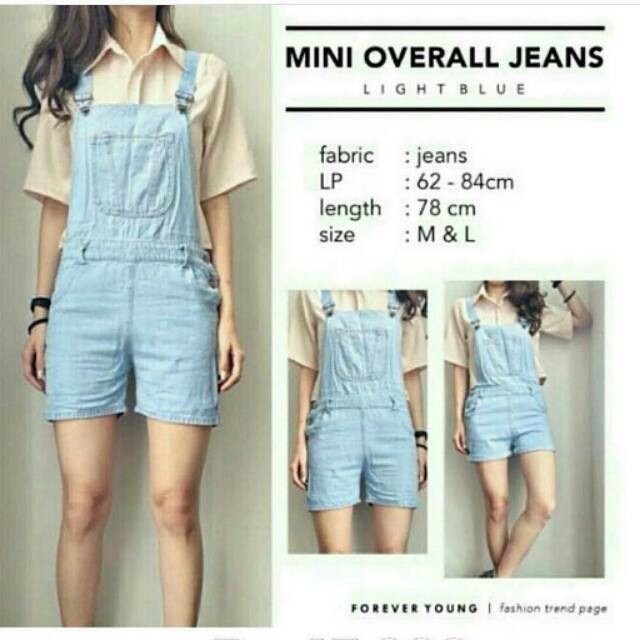 OVERALL CELANA  PENDEK  Shopee Indonesia